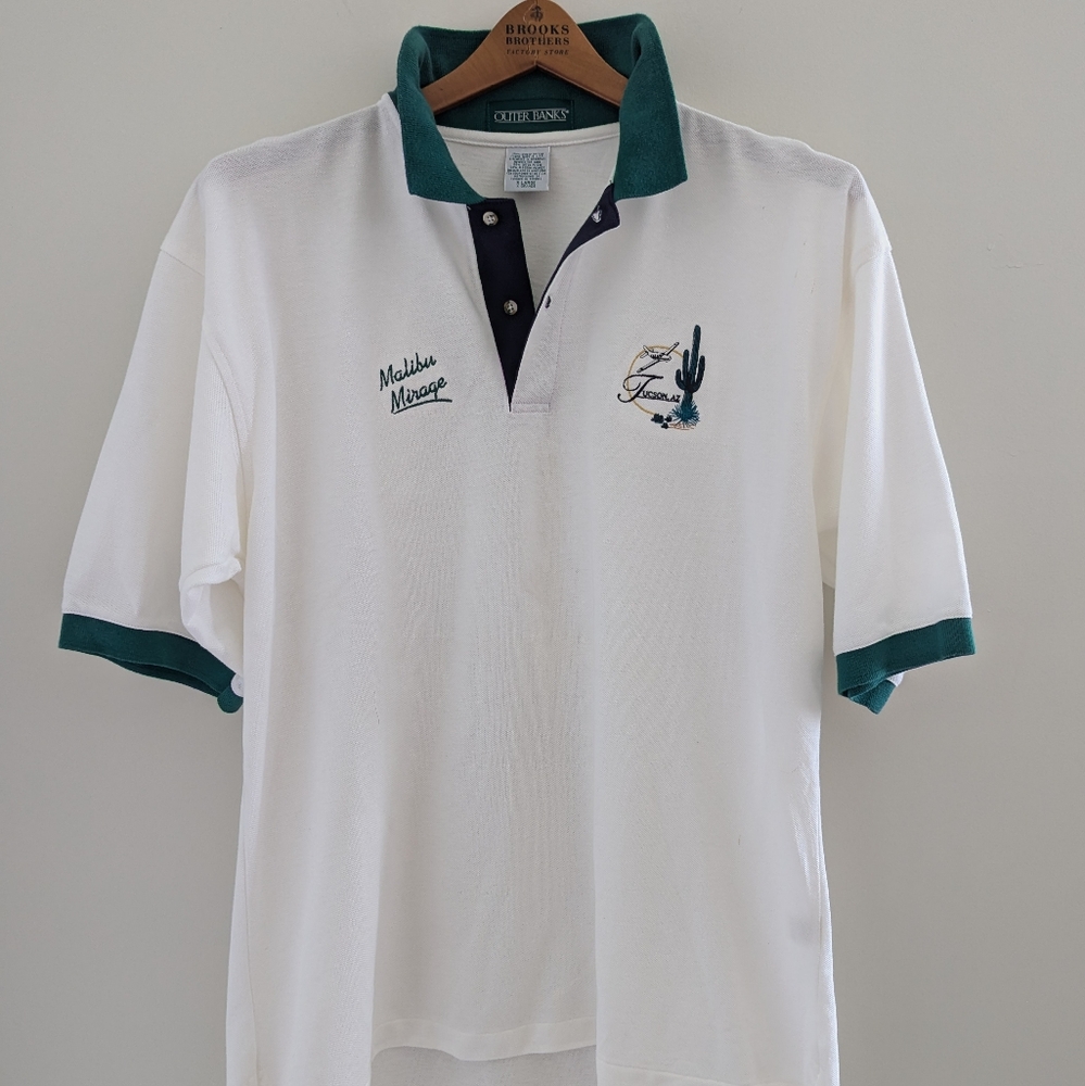Vtg PIPER Malibu Mirage Tucson Polo Shirt MENS XL Aviation Pilot MMOPA Airplane